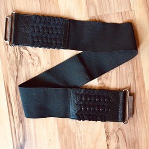 🍒 5/$20 Black Belt 2-1/2” Wide Elastic Band
